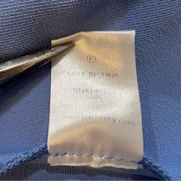 Parker Women's Blue Peplum Sweetheart Tank Top Size XXL - Picture 10 of 11